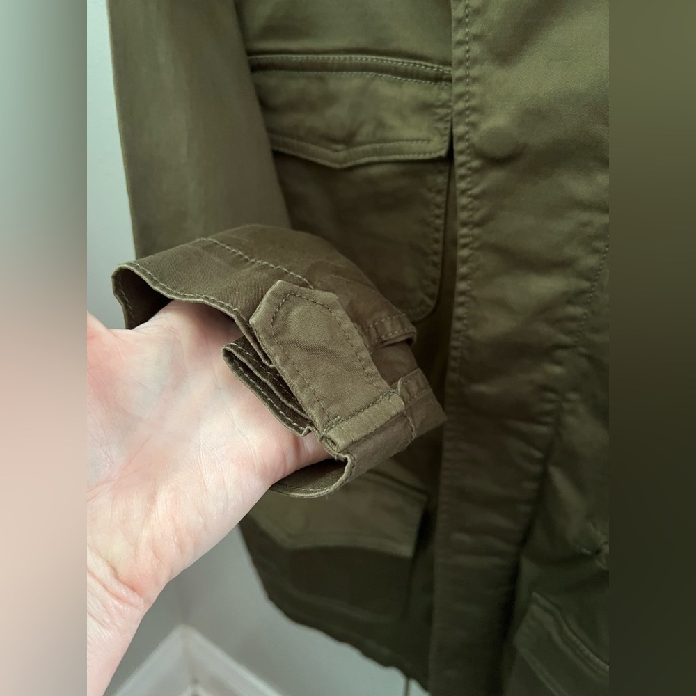 Current/Elliott The Updated Infantry Jacket In Army Green Size 2 New - Picture 6 of 13